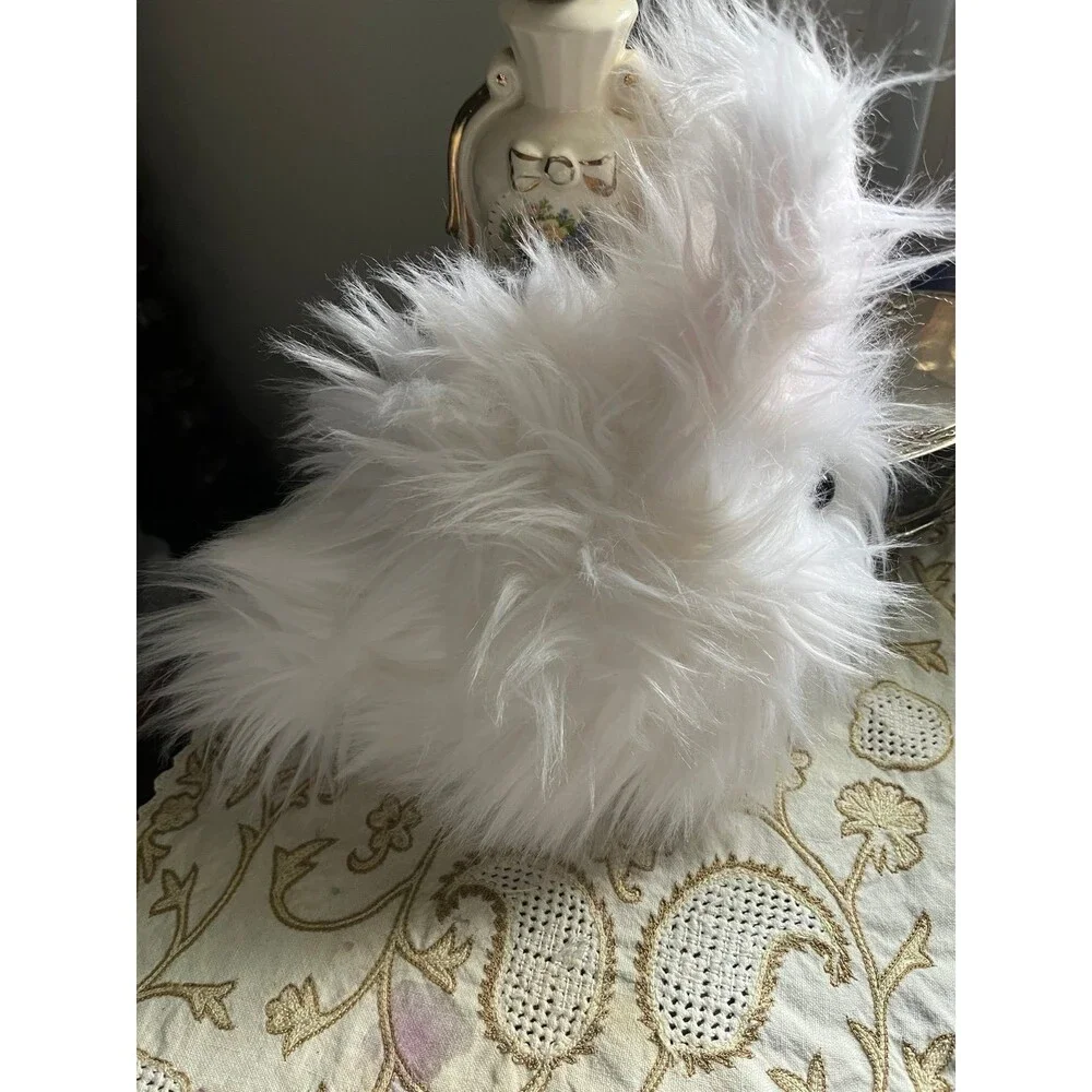 Fuzzgiggles Cottonball the White Stuffed Bunny
